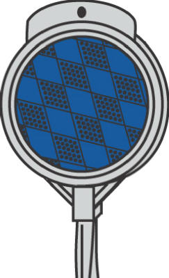 Hy-Ko DM100B36 Standard Aluminum Shaft Driveway Marker, 36", Blue