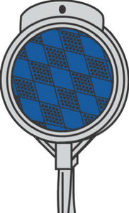 Hy-Ko DM100B36 Standard Aluminum Shaft Driveway Marker, 36", Blue