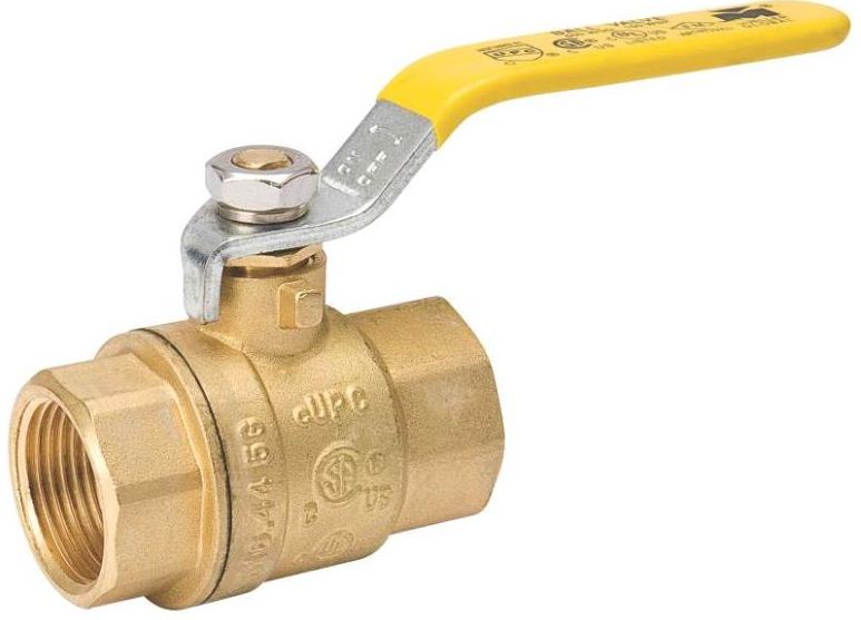 Mueller 107-827NL Proline Series Ball Valve With Gland Packaging, 1-1/2"