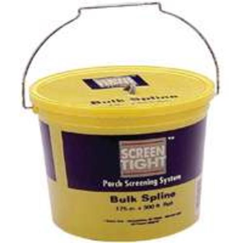 Screen Tight BULKSPLINE Retainer Spline 300&#039;, Black