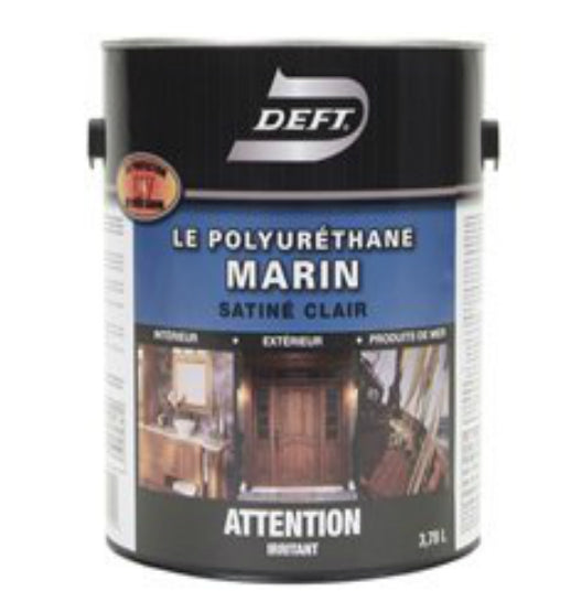Deft C259-01 Water Based Polyurethane, Satin, Gallon