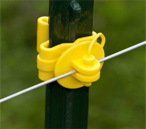 Zareba ITPLY-Z T-Post Pin Lock Insulator, Yellow