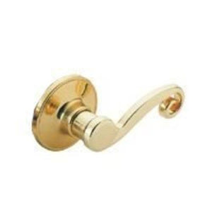 Mintcraft L6704RV Scroll Dummy Lever, Polished Brass