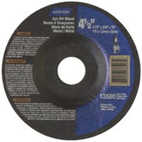 Norton 66252843604 Metal Cutting Wheel 4-1/2, Aluminum Oxide