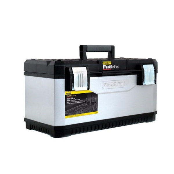 Stanley 023180R Fat Max Metal & Plastic Tool Box with Rust-Proof Latches 23"