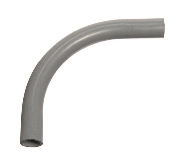 Carlon UB9FL 90 Degree Schedule 80 Elbow, PVC, Gray