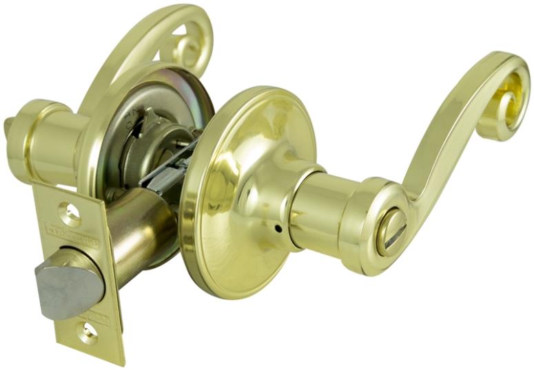 ProSource L6701V-PS Privacy Leverset, Polished Brass