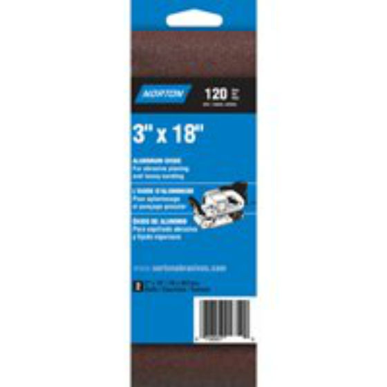 Norton 07660702244 Power Sanding Belt, 3"x18"