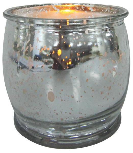 Holiday Basix E03410 Silver Plating LED Candle