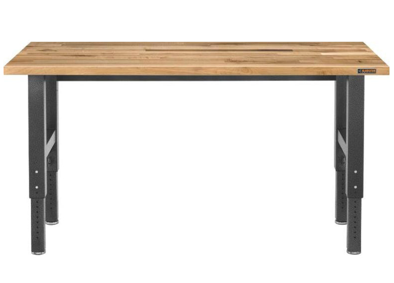 Gladiator GAWB06MTZG Adjustable Height Maple Work Bench, 6'
