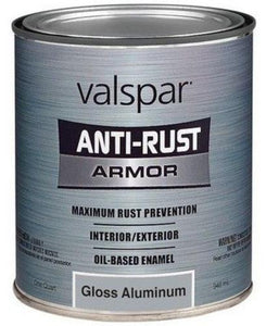 Valspar 044.0021840.005 Aluminum Anti-rust Oil-Based Enamel, Quart