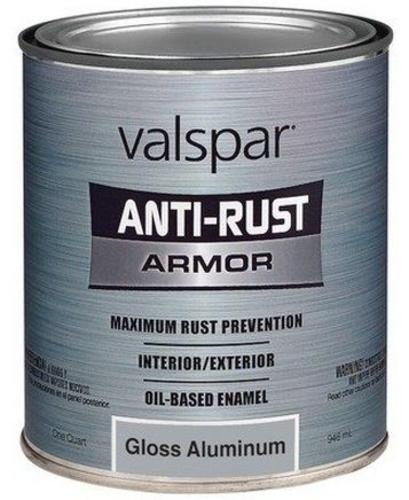 Valspar 044.0021840.005 Aluminum Anti-rust Oil-Based Enamel, Quart