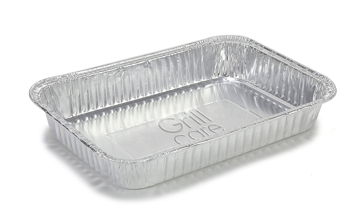 Grill Care 16415 Drip Pans Foil, Aluminum, 10 Pack