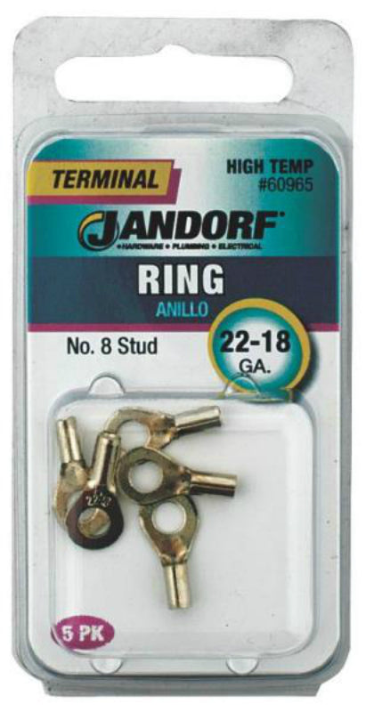 Jandorf 60965 High temperature Terminal Ring, 22-18 AWG
