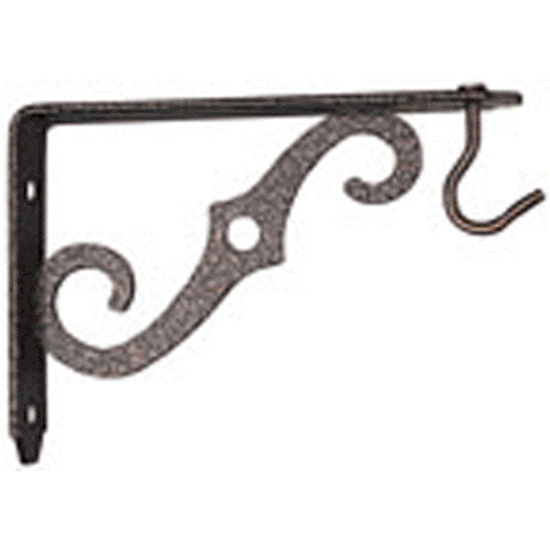 Stanley Hardware 274-472 Ornamental Plant Brackets With Swivel Hook, Antique Bronze