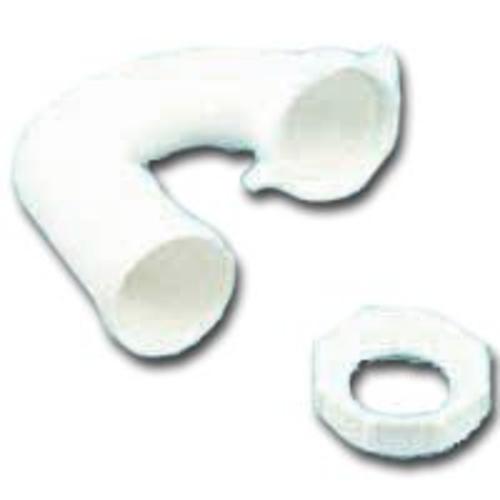 Plumb Pak PP66-2W  J-Bend Sink Trap, 1-1/2",  Plastic