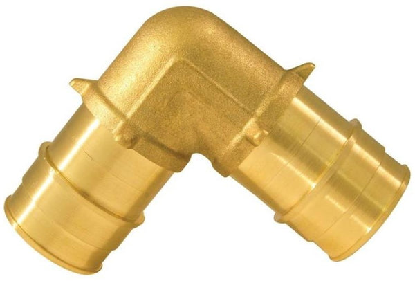 Apollo EPXE11 Pex Pipe Elbow, Brass, 1"