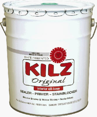 Kilz Original 10000 Oil Based Primer/Sealer & Stain Killer, 5 Gallon