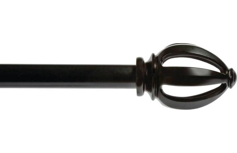 Kenney KN80210 66"-120" Curtain Rod, 3/4" Diameter