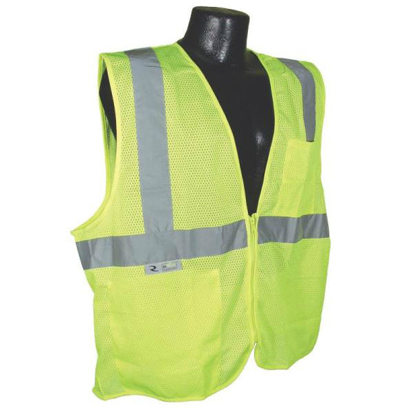 Radians SV2ZGMXL Class 2 Economy Mesh Safety Vest, X-Large