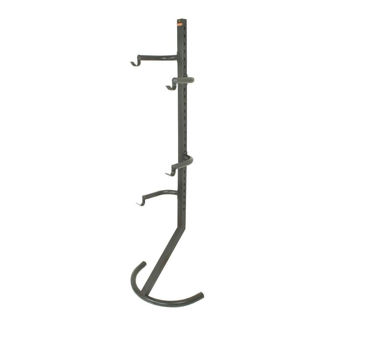 Racor PLB-2R Wall Mount Bike Rack, 79"H x 26"W x 19"D, Black
