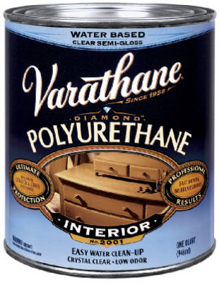 Varathane 200261H Interior Water Based Polyurethane, 1/2 Pint