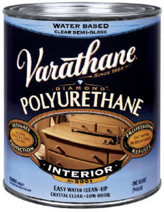 Varathane 200261H Interior Water Based Polyurethane, 1/2 Pint