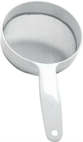 Norpro 2135 Strainer With Plastic Handle, Stainless Steel, 5"