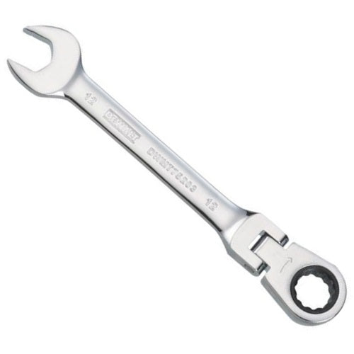 DeWalt DWMT75203OSP Metric Flex Head Combination Ratchet Wrench, 12 mm