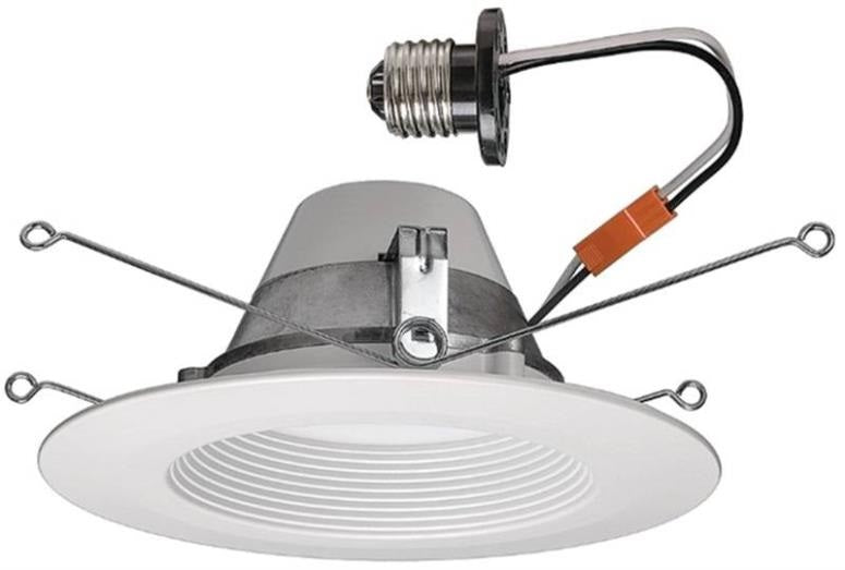 ETI 53179111 5/6" Dimmable LED Downlight Kit, 18 Watt, 3000K