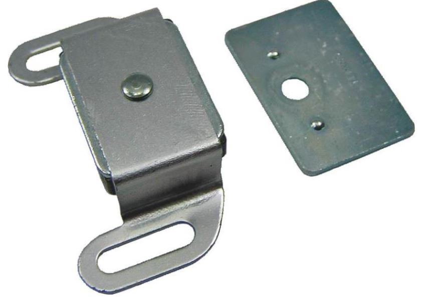 Mintcraft CH-520 Aluminum Magnetic Catch, 2" x 1" x 1/2"