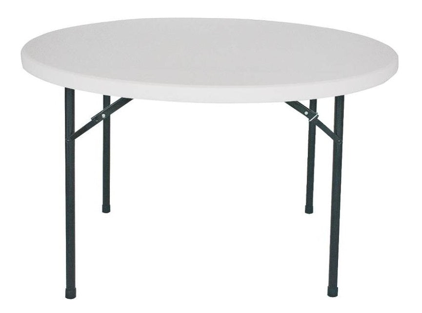 Simple Spaces BT048X001A Folding Table 48" Diameter, Round