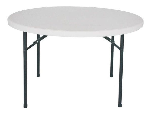 Simple Spaces BT048X001A Folding Table 48" Diameter, Round
