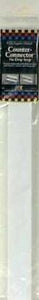 HIC 527 Plastic Counter Connector Strip, White, 22.75"