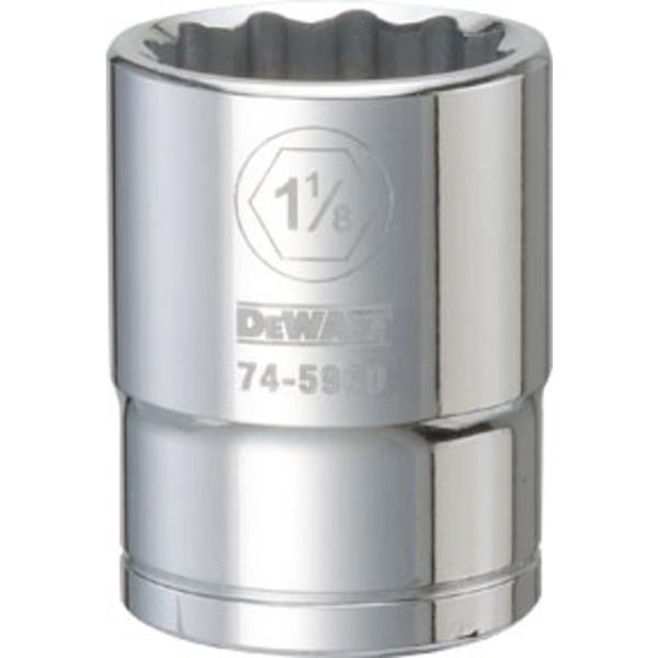 DeWalt DWMT74596OSP SAE 12 Point Socket, 3/4" Drive, 1-1/8"