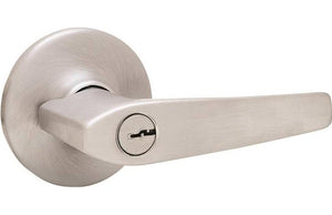 Kwikset 405DL26DK6 Delta Entry Lever Lockset, Satin Chrome