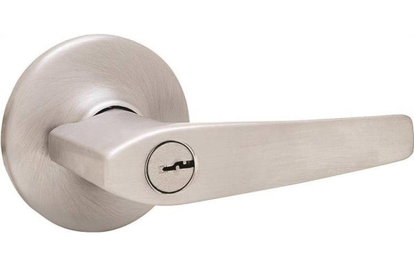 Kwikset 405DL26DK6 Delta Entry Lever Lockset, Satin Chrome