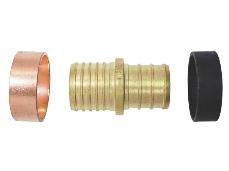 Apollo Valves APXBC3434 Poly B x PEX Coupling, Brass, 3/4" x 3/4"