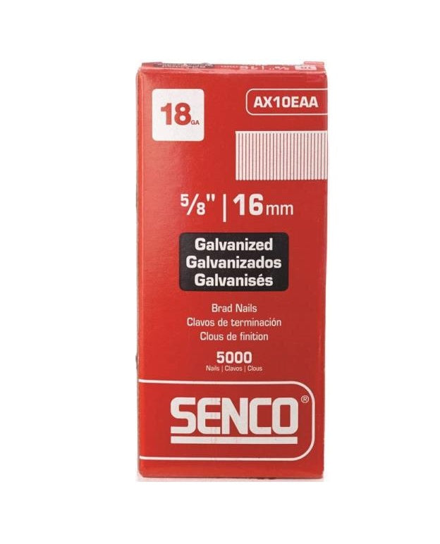 Senco AX10EAA Stick Brad Nail, 18 Gauge x 5/8"