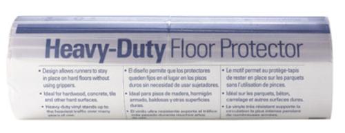 Dennis VHF27100 Hardwood Floor Clear Vinyl Runner, 27" x 100&#039;