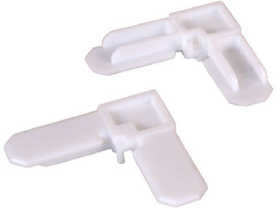 Slide-Co PL-14260 Nylon Screen Frame Corner, 3/4" x 7/16", White, 100-Pack