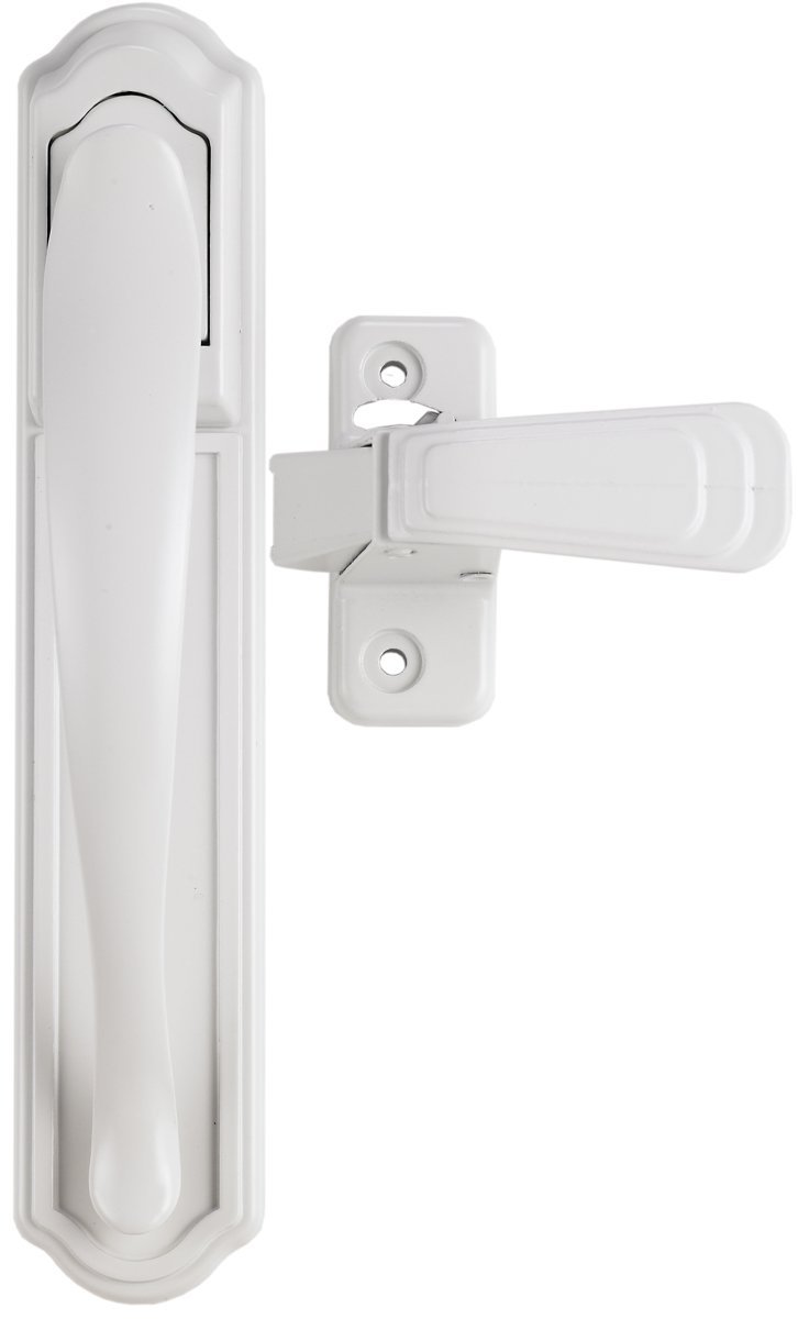 Ideal Security SKDXW "DX" Pull Handle Set with Back Plate, White