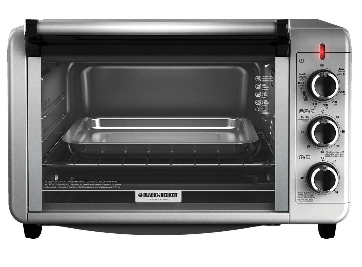 Black & Decker TO3210SSD Metal Toaster Oven Broiler, 6 Slice
