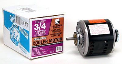 Dial Mfg 2206 Evaporative Cooler 2-Speed Motor, 3/4 HP, 115V