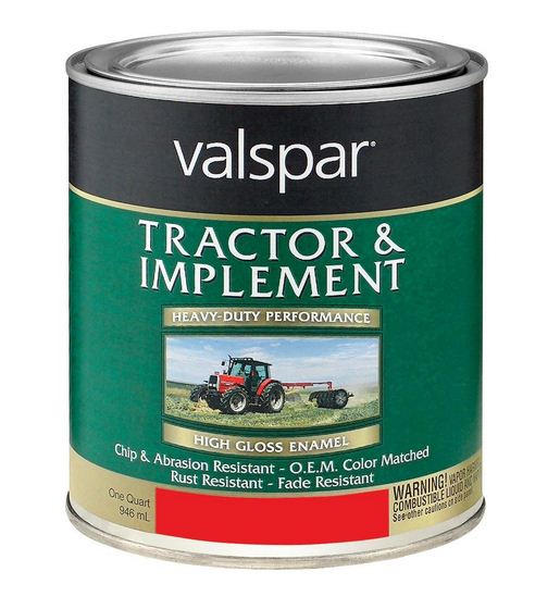 Valspar 018.4432-20.005 Tractor & Implement Enamel, Ford Red