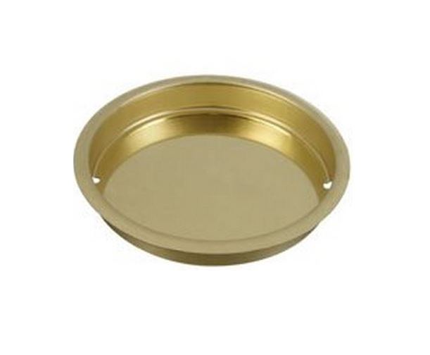 Stanley N196-477 Cup Closet Door Pull, Bright Brass, 2-1/8"