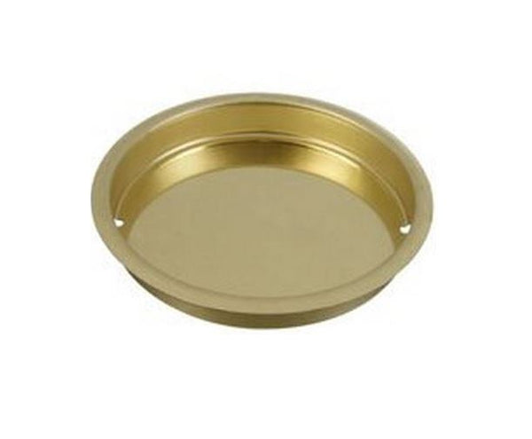 Stanley N196-477 Cup Closet Door Pull, Bright Brass, 2-1/8"
