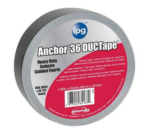 Intertape 4137 Heavy-Duty Contractor Grade Duct Tape, 1-7/8" x 60 Yard