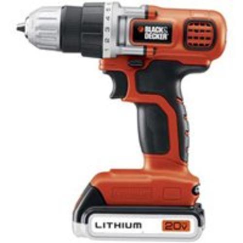 Black & Decker LDX120C Max Li-Ion Drill And Driver, 20 Volt