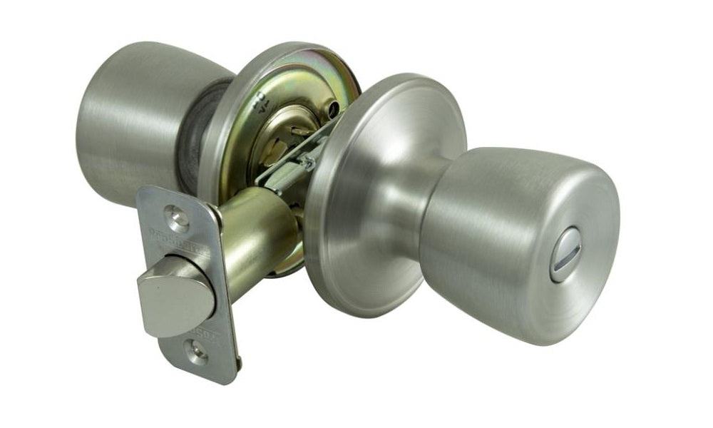 Prosource TS610BRA4V Tulip Privacy Knob Lockset, Stainless Steel